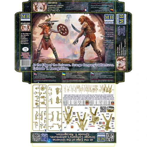 Набор фигурок Master Box На краю Вселенной. Приключения странной компании. Эпизод V (MB24083)
