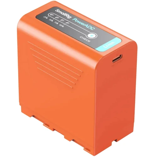 SmallRig NP-F970 USB-C Rechargeable Camera Battery (Orange) (4972)