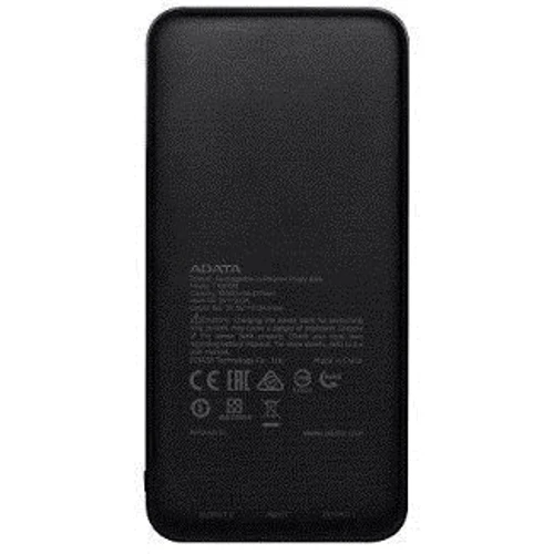 Зовнішній акумулятор Adata Power Bank T10000 10000mAh 10W Black (AT10000-USBA-CBK)