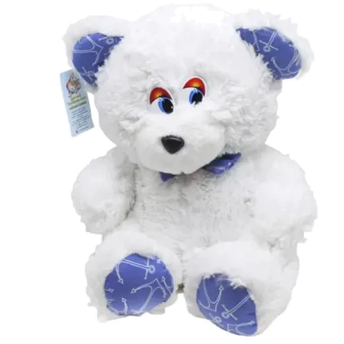 Мягкая игрушка Nikopol Медведь Санта белый (0149): Тип дикие животные