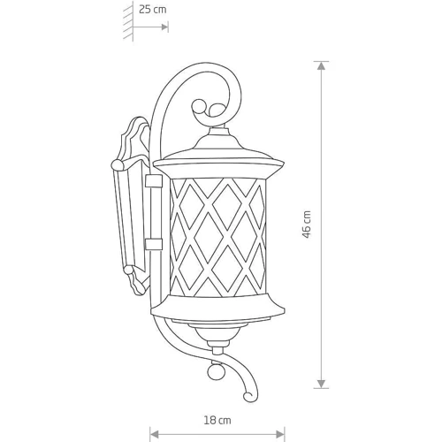 Светильник уличный Nowodvorski 6911 Lantern E27 фото 1