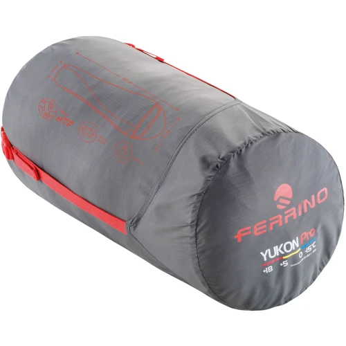 Спальный мешок Ferrino Yukon Pro Lady/+0°C Scarlet Red/Grey (Left): Верхняя температура комфорта +18 °C