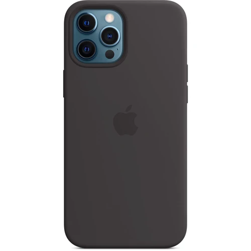Чохол для iPhone Apple Silicone Case with MagSafe Black (MHLG3) for iPhone 12 Pro Max: Колір чорний