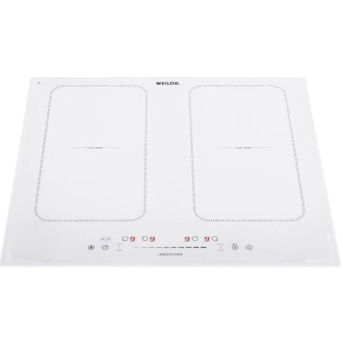 Варочная поверхность электрическая Weilor WIS 690 WHITE: Расположение панели спереди