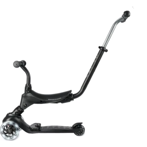 Самокат QPLAY триколісний дитячий 5 в 1 Sema Pro Black (ST-004SemaProBlack): Тип гальма ножной
