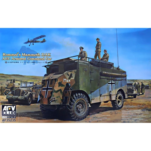 Модель AFV-Club Бронированный автомобиль Роммеля - AEC "Mammoth" (DAK) (AF35235)