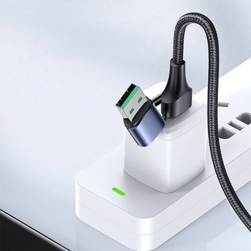 Кабель Usams USB/USB-C Cable to Lightning/microUSB/USB-C Triple Head 3in1 100W 1.2m Black (US-SJ511) фото 4