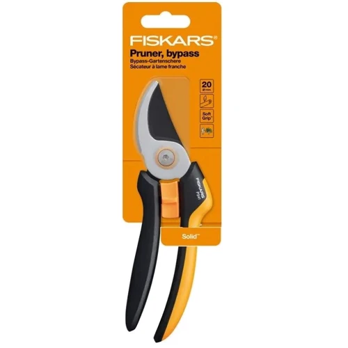 Секатор Fiskars Solid плоскостной P341 (1057164): Тип секаторы
