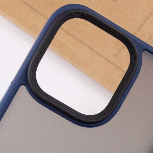 Чохол для iPhone Mobile Case TPU+PC Metal Buttons Blue для iPhone 13 Pro Max фото 5