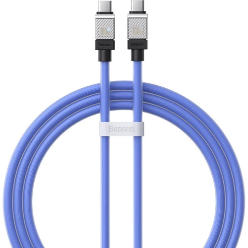 Кабель Baseus USB-C to USB-C CoolPlay Series 100W 1m Blue (CAKW000203)