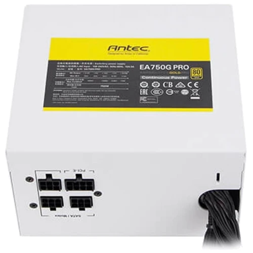 Блок живлення Antec EA750G PRO White EC 750W (0-761345-11629-9): Вентилятор задньої стінки 1x120мм