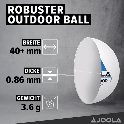 Набор для настольного тенниса Набор для настольного тенниса Joola Vivid Outdoor 2 Bats 3 Balls (51010) фото 6