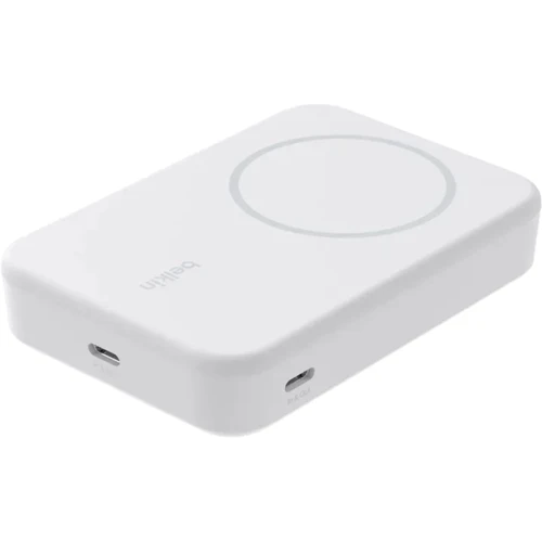 Зовнішній акумулятор Belkin Power Bank 10000mAh MagSafe 15W MagSafe Qi2 White (BPD008BTWH)