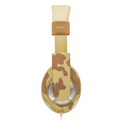 Наушники Trust Sonin Kids Over-Ear Desert Camo (22204): Тип конструкции полноразмерные