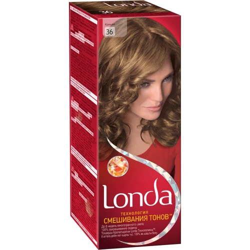 LONDA Крем-фарба для волосся стійка Base 36 Коньяк 110 ml