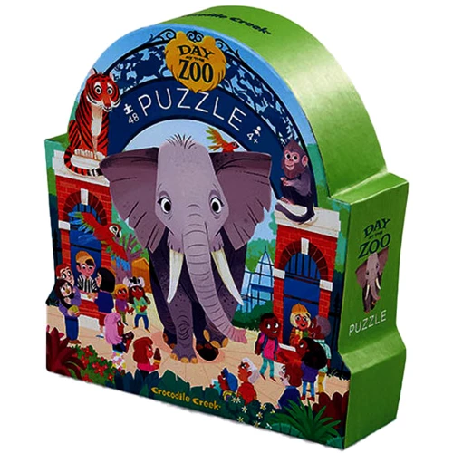 Зоопарк Crocodile Creek Day at the Museum Puzzle (48 деталей): Производитель Crocodile Creek