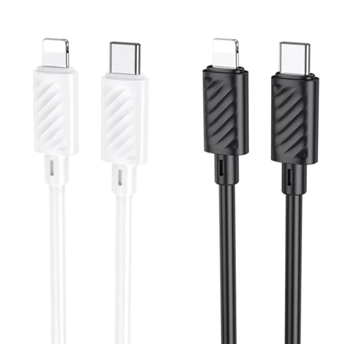 Кабель Hoco Cable USB-C to Lightning X88 Gratified 20W 1m Black фото 3