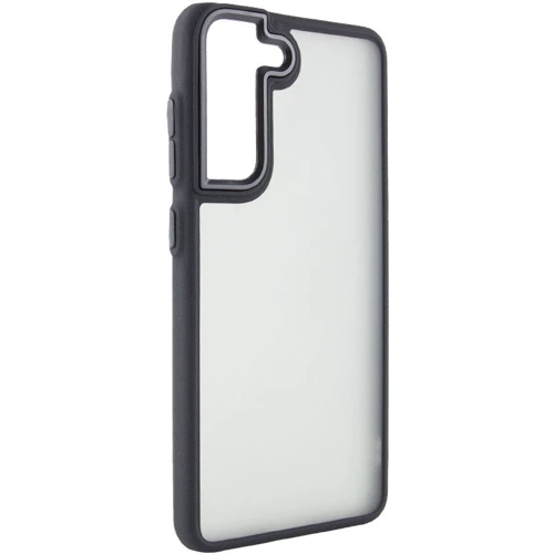 Аксессуар для смартфона Epik TPU+PC Lyon Frosted Case Black for Samsung G990 Galaxy S21 FE