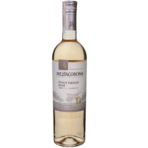 Вино Mezzacorona Pinot Grigio Rose Vignetti Delle Dolomiti IGT розовое сухое 12 % 0.75 л (8004305000613)