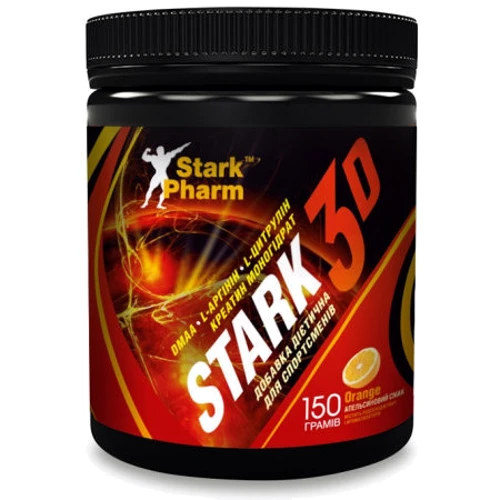 Stark Pharm Stark 3D Strong Mix DMAA & PUMP 150 g /30 servings/ Orange