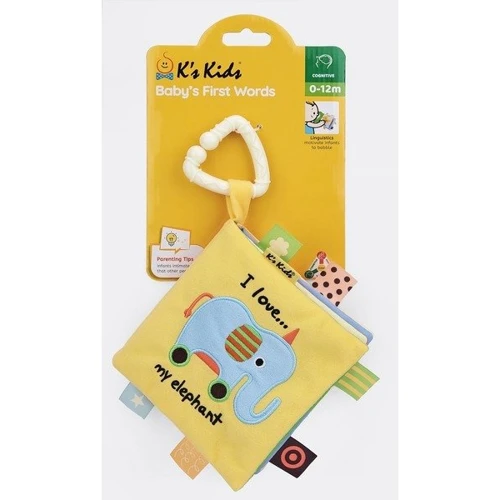 Підвіска K’S Kids М'яка книжечка Вивчаємо тварин (KA10766-HC)