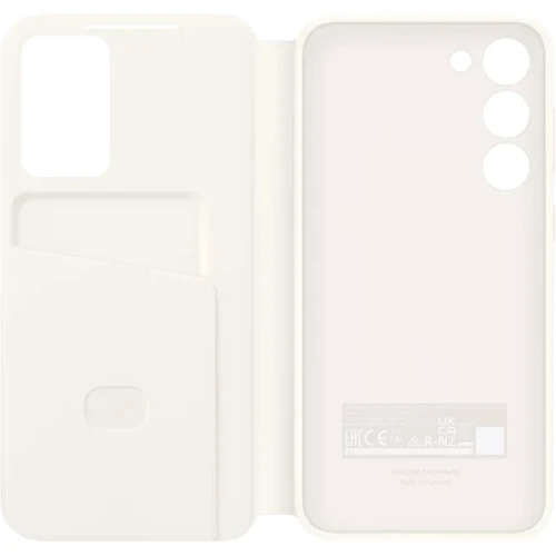Чехол для телефонов Samsung Smart Clear View Cover Cream (EF-ZS916CUEGRU) for Samsung S916 Galaxy S23 Plus: Цвет бежевый
