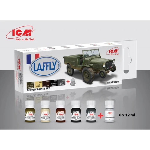 Набір ICM фарб для Laffly V 15T 6 шт. (ICM3009)