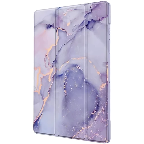 Аксесуар для планшетних ПК BeCover Soft Edge TPU з Pencil Mount Purple Marble для Xiaomi Redmi Pad SE 8.7 (712577)