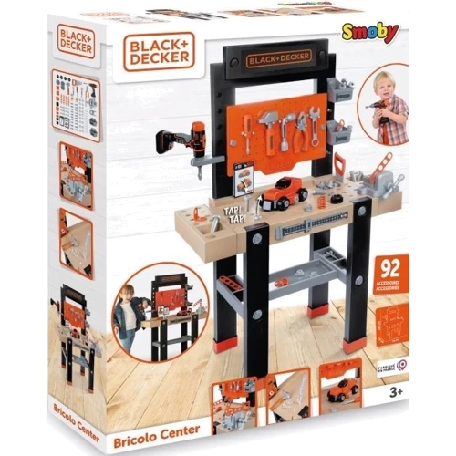 Игровой набор Smoby Блэк + Деккер Мастерская 92 аксессуара (360727) фото 6