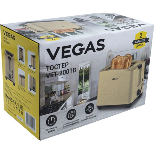 Тостер Vegas VET-2001B фото 7