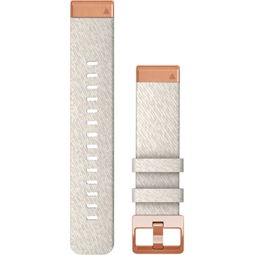 Ремешок Garmin QuickFit 20mm Watch Bands Cream Heathered Nylon with Rose Gold Hardware (010-13102-09)