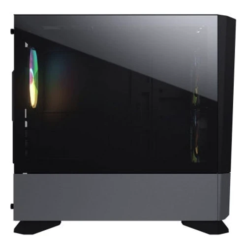 Корпус Cougar MG140 AIR RGB Black (385JM80.0001): Материал передней панели сталь