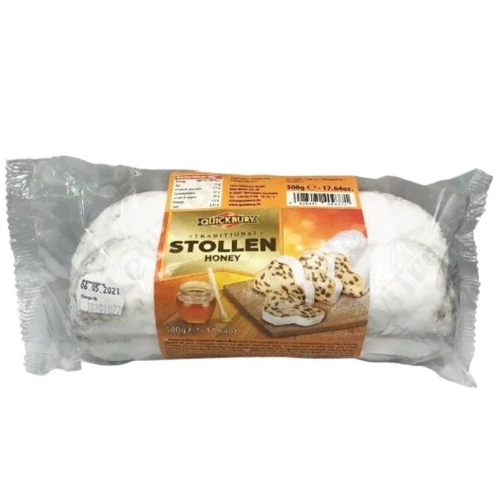 Штоллен Quickbury Honey (з медом), 500 г (WT3744)