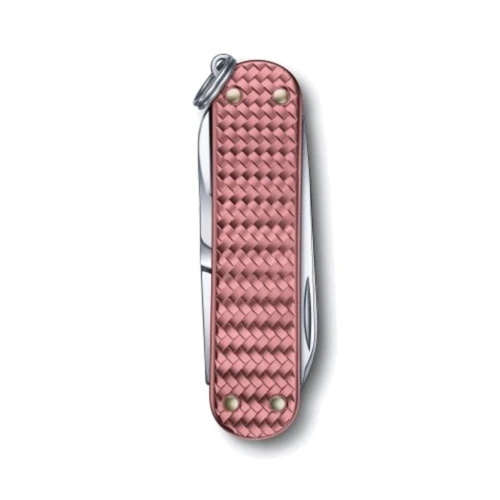 Мультитул Victorinox Classic SD Precious Alox Gentle Rose 58мм/5функций/рифленый розовый (0.6221.405G): Количество инструментов 5