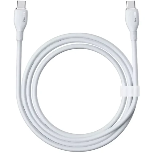 Кабель Baseus Cable USB-C to USB-C Pudding Series Fast Charging Cable 100W 2m White (P10355702221-01): Довжина 2 м