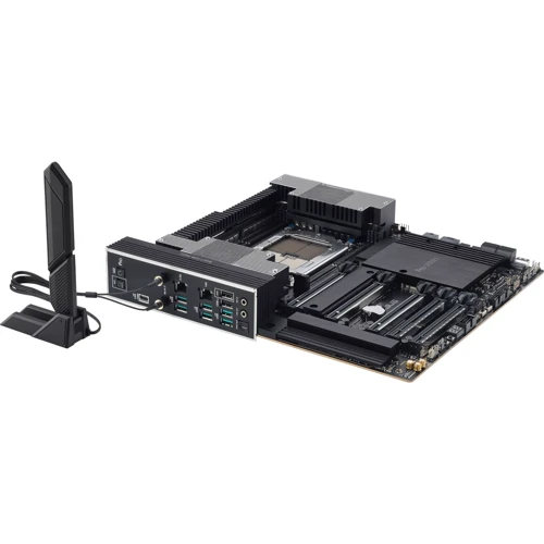 ASUS PRO WS TRX50-SAGE WIFI: Дополнительно Адаптер Wi-Fi, Радиатор на VRM, Поддержка RAID