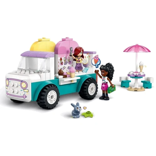 Конструктор LEGO Friends Хартлейк-Сити. Фургон с мороженым 92 детали (42644): Рекомендуемый возраст 4+