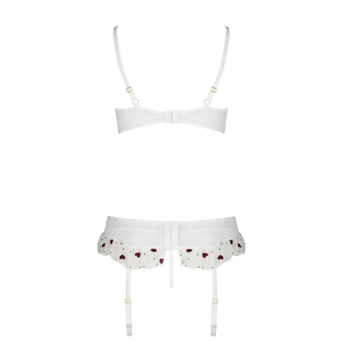 Эротический комплект Passion LOVELIA SET white XXL/XXXL