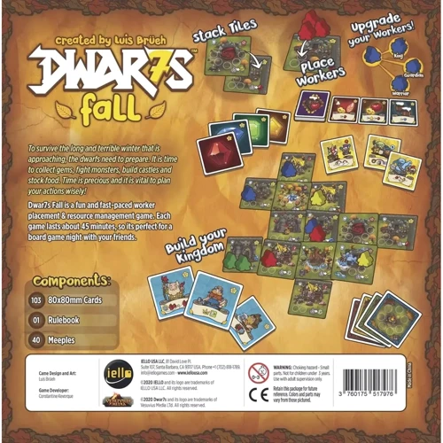 Настольная игра IELLO Dwar7s Fall 3rd edition (Гномы, англ.) фото 7