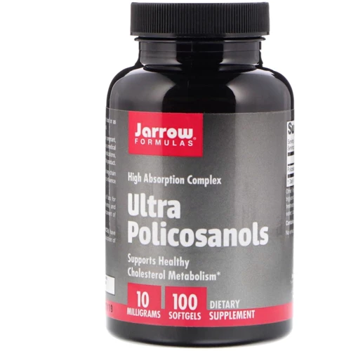 

Jarrow Formulas Ultra Policosanols High Absorption Complex 10 mg 100 Softgels Поликозанол