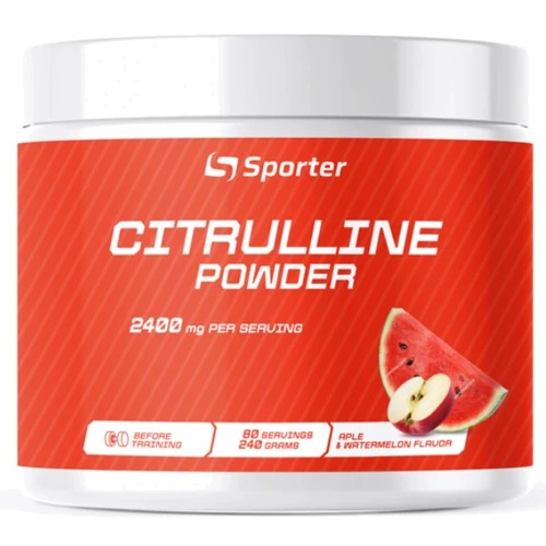 Аминокислота для спорта Sporter Citrulline Powder 240 g / 40 servings / watermelon-apple
