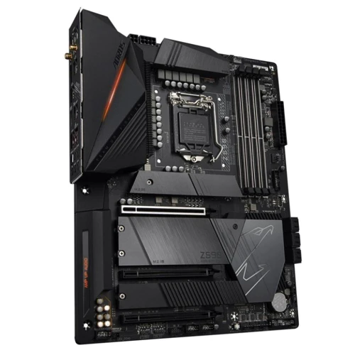 Gigabyte Z590 AORUS PRO AX: Роз'єми на платі SATA 3.0, M.2