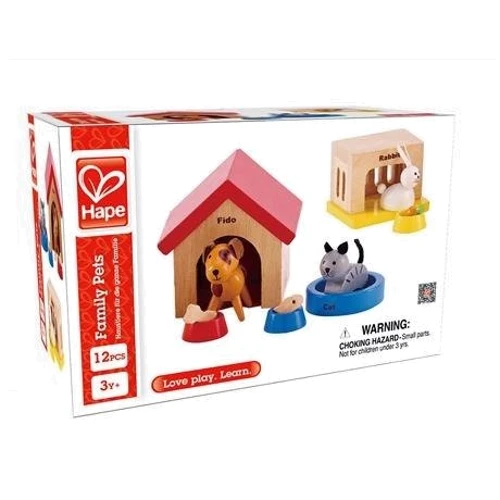 Деревянный игровой набор Hape Домашние животные (E3455)