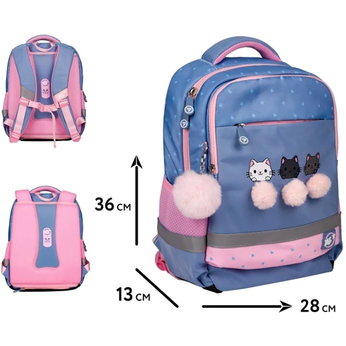 Рюкзак YES S-52 Ergo Meow-Meow (559884) фото 16