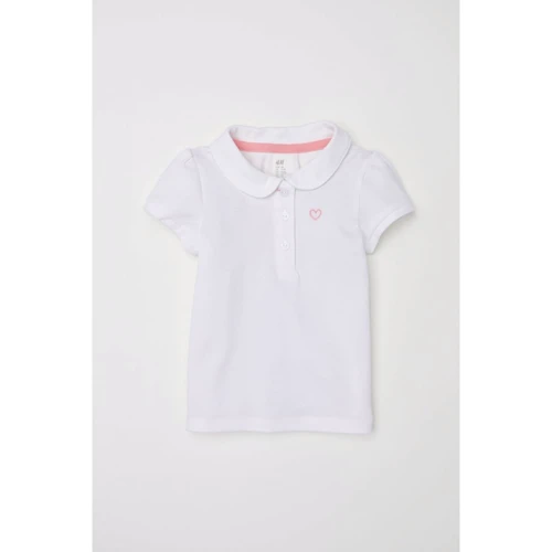Поло H&M 7Z6435097 68 см белое