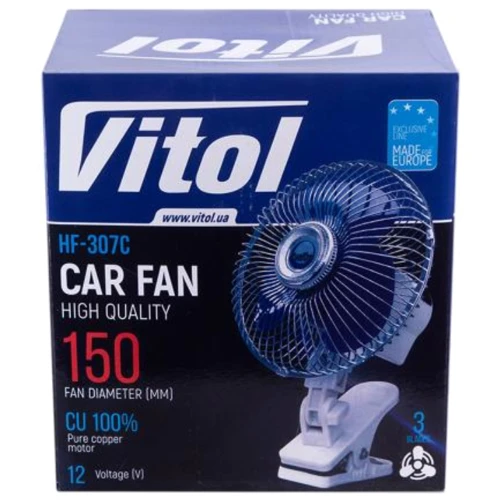 Автомобильный вентилятор Vitol ВН 12 607 фото 4