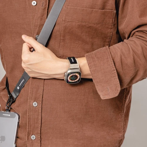 Switcheasy Flex Woven Nylon Watch Loop Starlight (SAW341161SI23) для Apple Watch 38/40/41mm фото 9