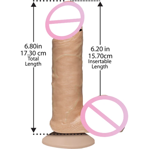 Фаллоимитатор Doc Johnson The Realistic Cock 6 inch White - PVC