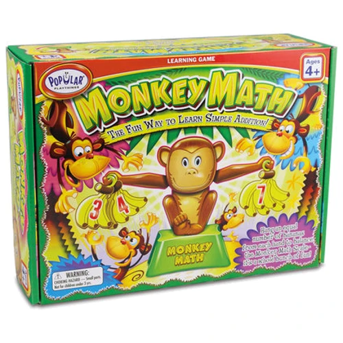Развивающая игра по математике Popular Monkey Math Задачки от мартышки (сложение): Вид обучающие