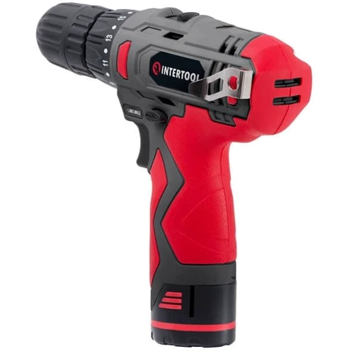Шуруповерт акумуляторний Intertool DT-0310: Макс. число оборотів холостого ходу 550 об / хв